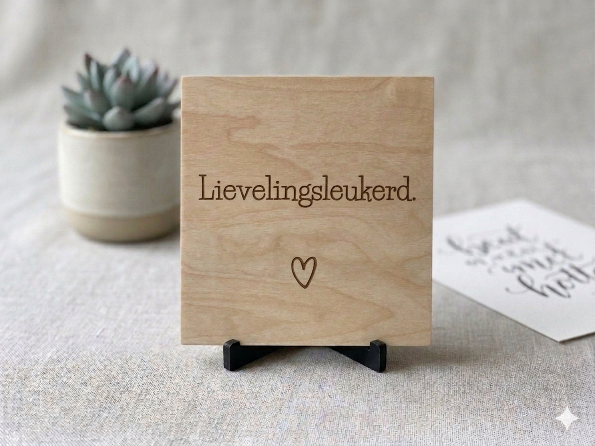 Hout tegeltje - Afbeelding 8
