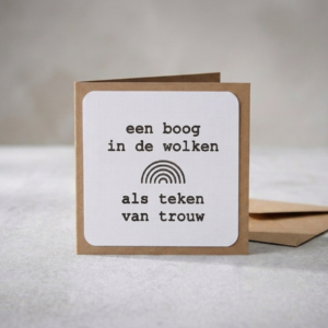 Kaart (vierkant 13,5 cm)